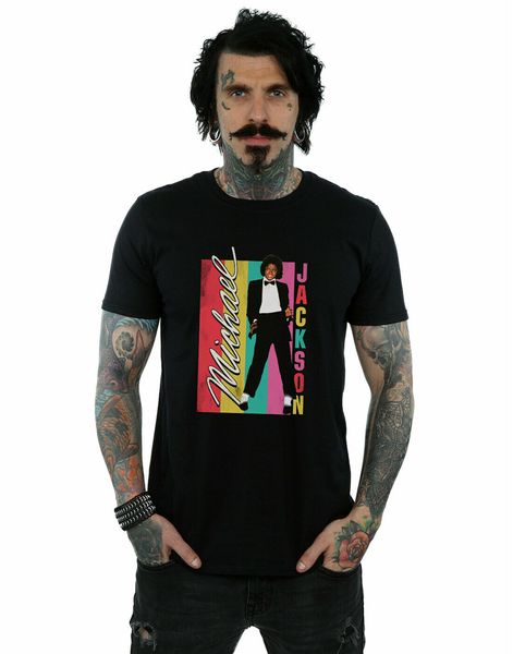 

michael jackson men's colour stripes t-shirt digital printed tee shirt sport hooded sweatshirt hoodie