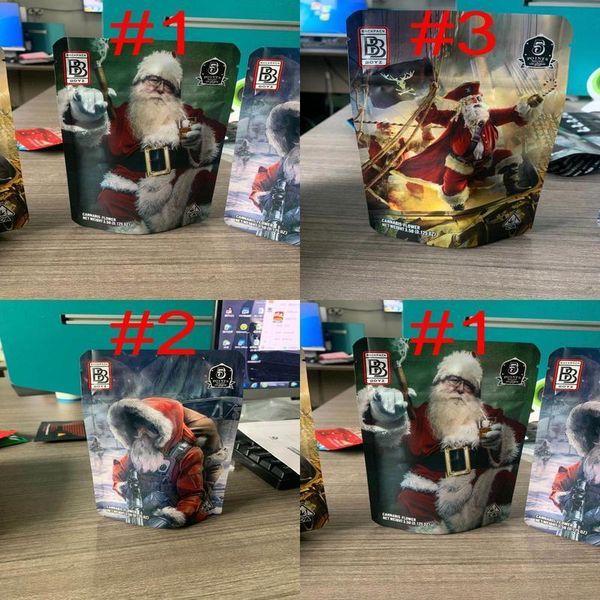 

110x170 backpack boyz christmas santa claus empty bag local edibles packaging mylar bags dry herb tobacco flower bbykpa bdehome, Pink;blue