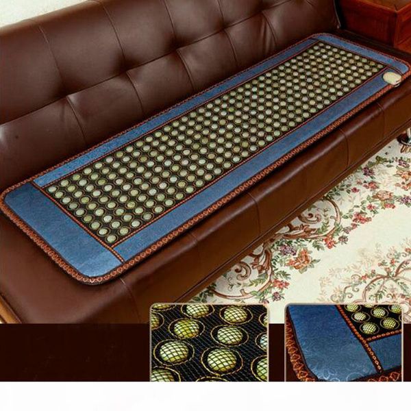 

heating jade mat therapy stone sofa mattress sleeping cushion heated stone mattress back pain relief ing