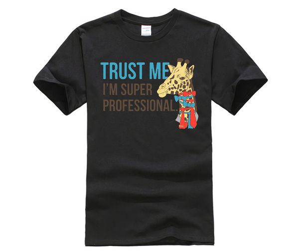 

men's print casual t-shirt popular trust me i'm super professional for mans sport hooded sweatshirt hoodie