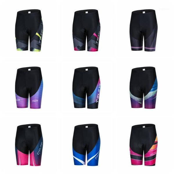 

2020 cycling shorts women's bike short padded bicycle bottom road mountain cycle racing tights underwear summer colrful pink1