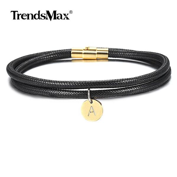 

застежка стек initial девушки кожа имя для z письмо gold dlb182 браслет заполненный магнитные ювелирные изделия tsetaab женщин шарм 4мм брас, Golden;silver