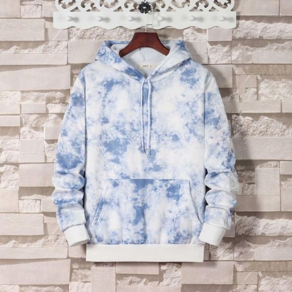 

2021 fashion men's hoodies japan style streetwear tie dye hooded sweatshirts male casual trend men clothing jogger hoodie men1, Black