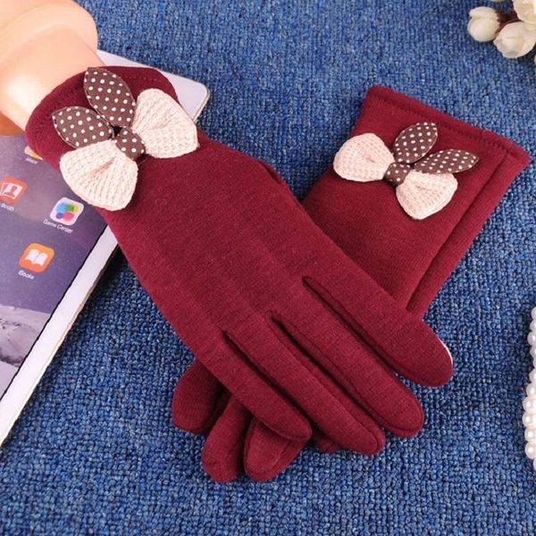 

fashion women autumn winter inside warm sports fitness touch screen cycling mittens female cotton hnad gloves, Blue;gray