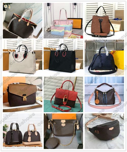 

womens designers cross body bag flower leather clutch travel shoulder 2pcs handbag purse lock flap onthego retiro multi pochette metis