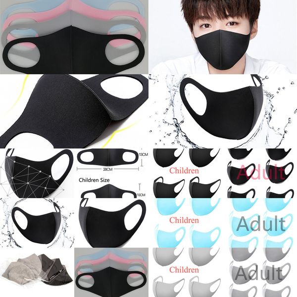 

uo1kianti dust face mouth cover pm2.5 mask respirator dustproof anti-bacterial washable reusable ice silk cotton masks tools 1