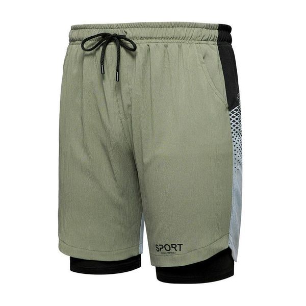 

new summer clothing cotton casual sports men solid color straight elastic band mens shorts knee length