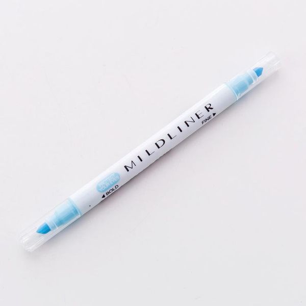 

1pcs mildliner pen set double headed round toe oblique pastel highlighter pen kawaii japanese stationery school tool ygb10 bbynun