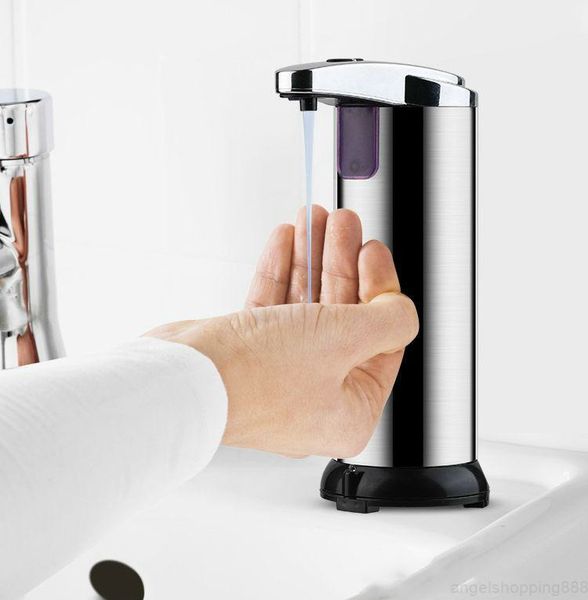 

automatic touchless high capacity soap dispenser equipped with infrared motion sensor waterproof base suitable for bathroom