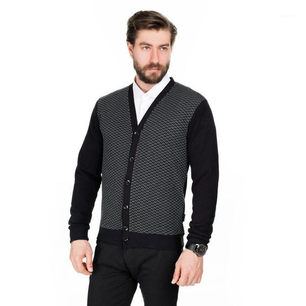 

buratti v collar cardigan male cardigan 456213a1, White;black