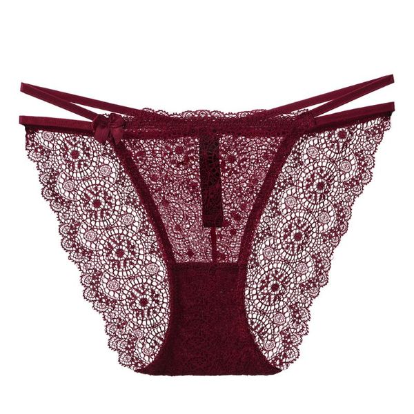 

underwear strap lace t-string low waist transparent panties thongs, Black;pink