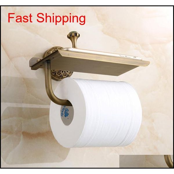 

european antique paper holder bathroom toilet tissue holder with mobile shelf brass copper r qyllue homes2011