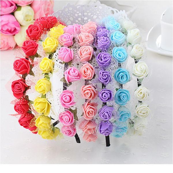 

new arrival flower girl's wreath children's wreath bride's headband exquisite graceful gifts 1pc hair acc qyltpq