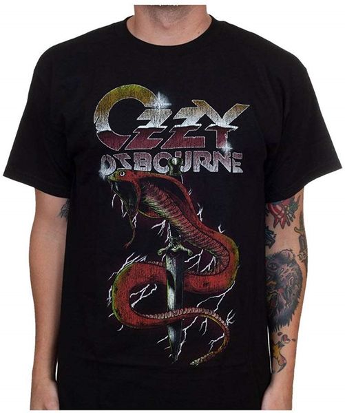 

ozzy osbourne mens vintage snake t shirt men women black street plus size tee shirt sport hooded sweatshirt hoodie