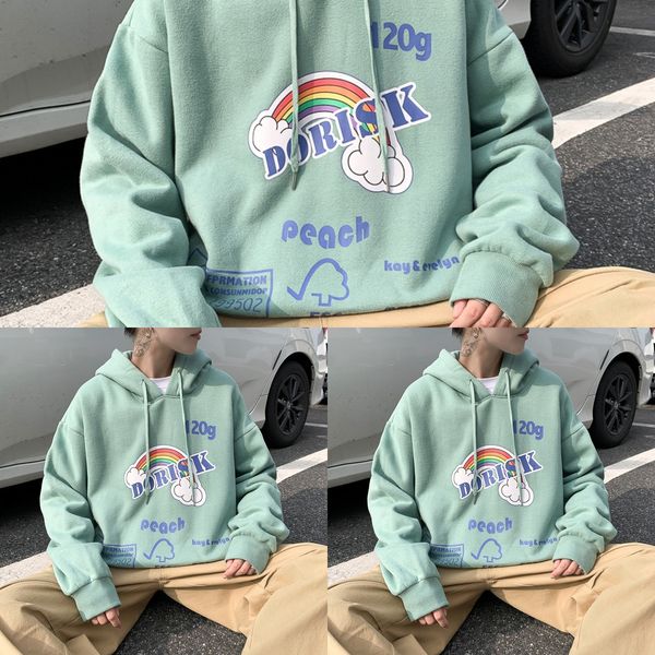 

падение 20 новых мужчины рыхлой печати с капюшоном с капюшоном пальто свитера sweatersweater молодежи мода случайного спорта пальто bo0ao, Black