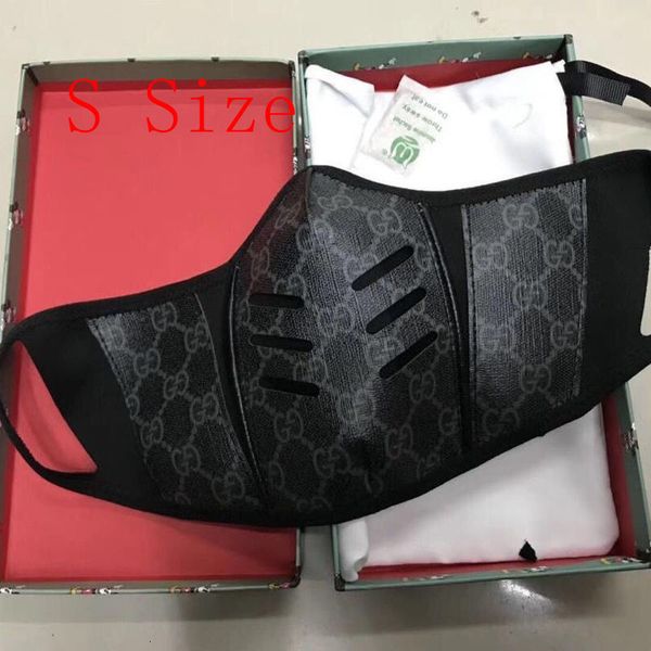 

brand sports reusable woman man box cotton mask fashion cycling leather cloth designer independent packing face draht