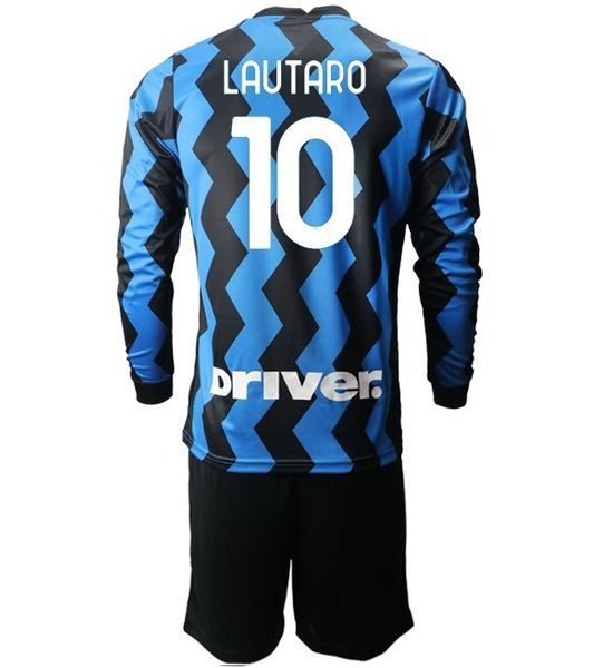

long sleeve customized 20-21 9 lukaku 10 lautaro soccer jerseys sets with shorts custom football wear 14 nainggolan 2020 men 77 brozovic, Black