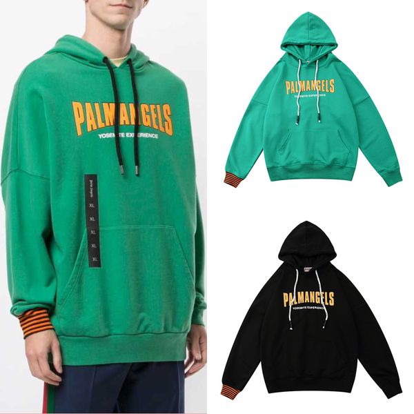 

22new designers palm spring angels men women hoodies luxurious brand leisure fashion trends men s clothing women dresses mens tracksuit, Black
