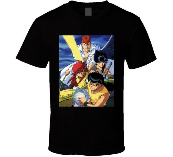 

new yu yu hakusho anime tv show poster men's t-shirt size s-2xl summer o-neck tee shirt sport hooded sweatshirt hoodie