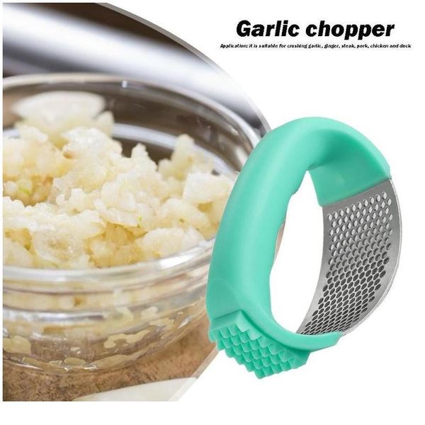 

stainless steel manual garlic press garlic grinder grater ginger press garlic chopper crusher kitc bbyfcl
