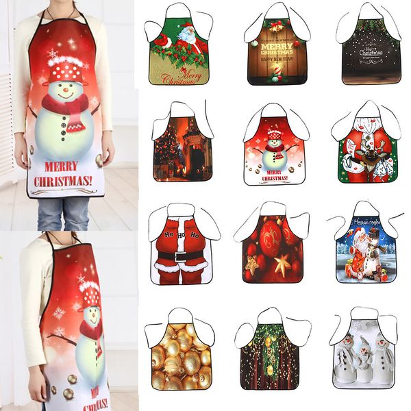 

decoration waterproof kitchen aprons christmas dinner party apron fashionable and stylish design comfortable