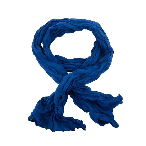 

bandanas women soft cotton blend long crinkle scarf red pink orange rose purple white blue black grey green shawl, Blue;gray