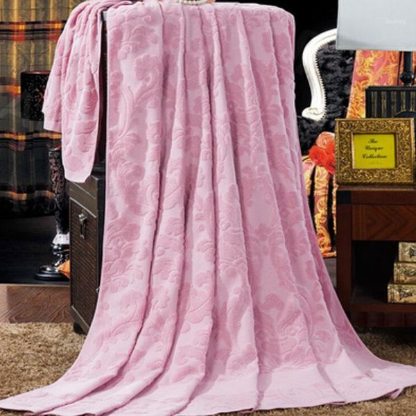 

cotton towel blanket summer quilts bedspread soft throw blankets on sofa/bed plane travel air conditioning blankets1