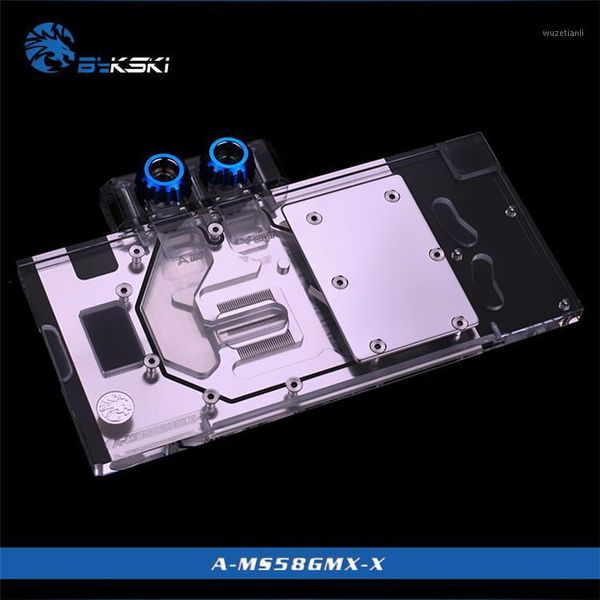 

bykski a-ms58gmx-x gpu water cooling block for msi rx580 armor gaming x1