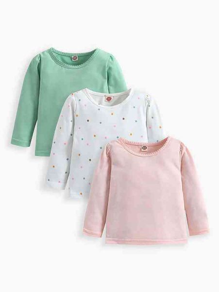 

baby 3pcs polka dot puff sleeve tee she, Blue