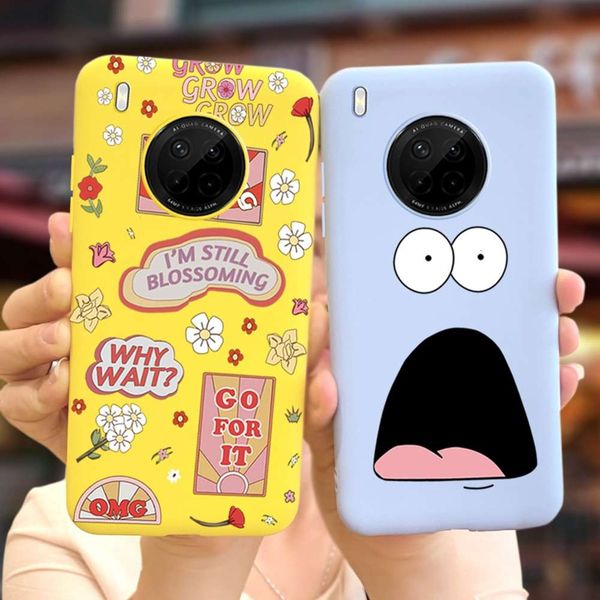 

huawei y9a soft silicone case, huawei y9a and 9a cute cartoon case, 6.63 inch case, huawei y9a case