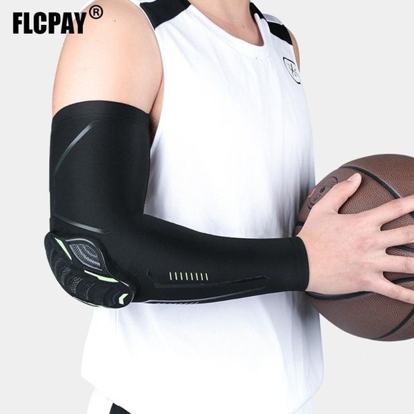 

men's sports honeycomb elbow pads anti-collision knee pads outdoor basketball football riding anti-collision protective gear, Black;gray
