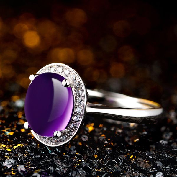 

japanese korean version of the classic retro elegant ladies s925 sterling silver inlaid crystal gemstone active port adjustable rings, Golden;silver