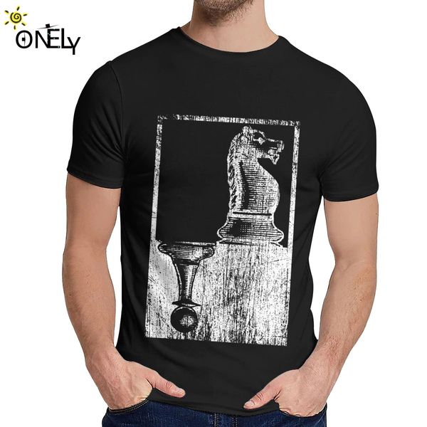 

sport man t shirt chess horse king queen 60s board game fan player dad quality cotton popular round collar hip hop short sleeve