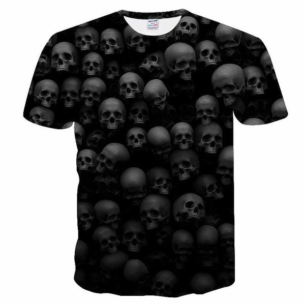 

mask unique 3d skull print peking opera halloween 3d print shirts humor funny oversized men clothing