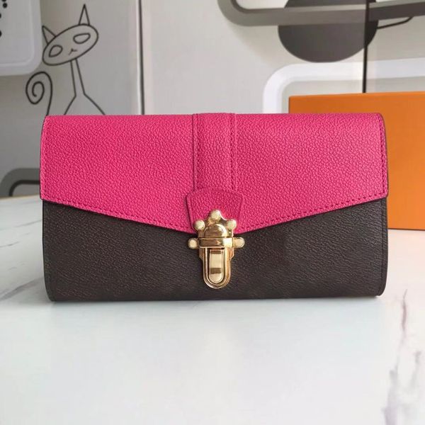 Nova Moda l flor padrão bolsa bolsa de alta qualidade bolsas saco vintage mulheres estilo clássico estilo genuíno womens wallet