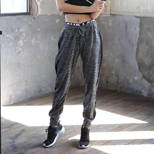 

new women sweat pants casual breathable loose sweatpants quick dry gym workout fitness running drawstring sportswear jogger girl1, White;red