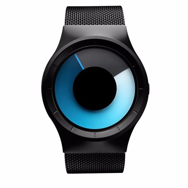 

watch 6002 cool neutral band steel geekthink, Slivery;brown