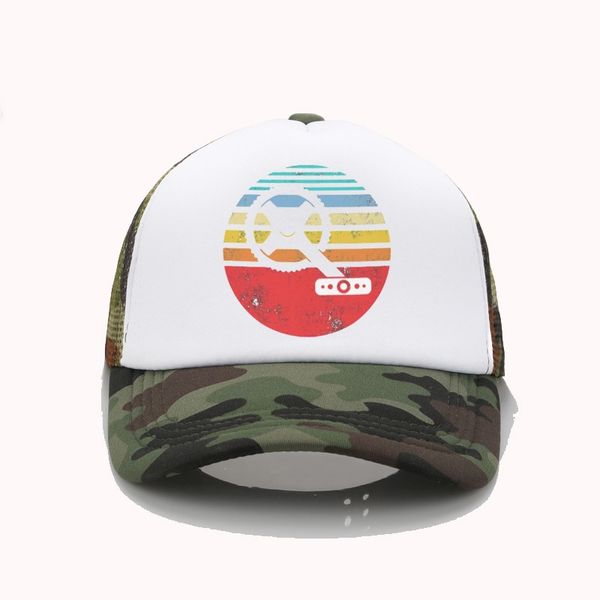 

cranky distressed trucker hats mountain bike mtb cycling mesh net baseball cap for male female hip hop snapback caps streetwear, Blue;gray