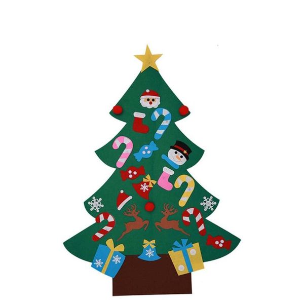

felt christmas tree children's puzzle handmade diy three-dimensional halloween holiday decoration pendant c type