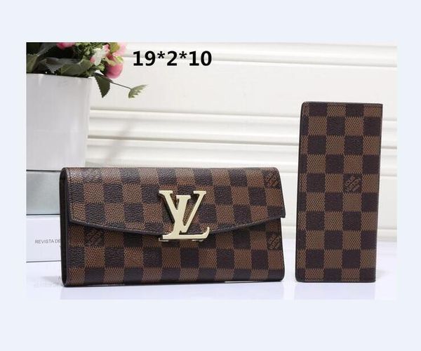 

new bag billfold plaid pattern women wallet men pures high-end s designer wallet g286, Red;black