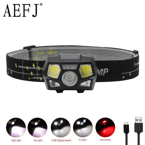 

mini led headlamp xpe+cob motion sensor ultra bright hard head lamp powerful headlight usb rechargeable waterproof1