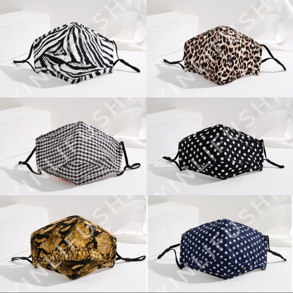 

леопардовый маска для лица lattice дышащий face guard мода zebra pattern пыле diy взрослых женщина мужчина защитные маски рот 4 8xle k2