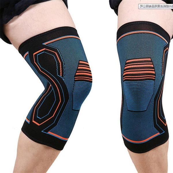 

elbow & knee pads outdoor sports knitted men women autumn winter badminton running fitness climbing sports1, Black;gray