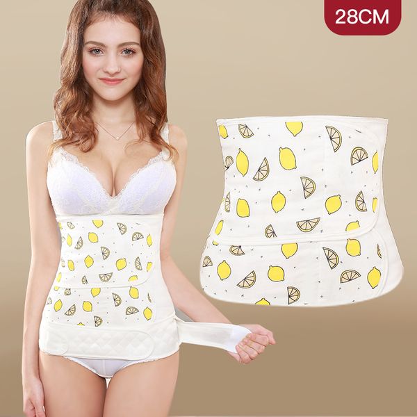 

yatemao 2pcs/set shapers waist trainer corset slimming belt shaper body shaper postpartum belt slimming corset cotton 1015, White