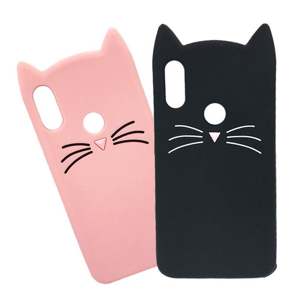 

3d soft silicone tpu xiaomi mi a1 a2 lite 5x 6x mi9 mi8 cute cartoon cat case for redmi note 7 6 5 pro 4 4x 5a 6a s2