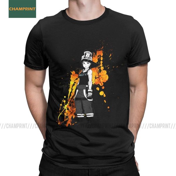 

men maki fire force tees short sleeve shinra anime enen no shouboutai kusakabe firefighter japan ga hooded sweatshirt hoodie men t shirt