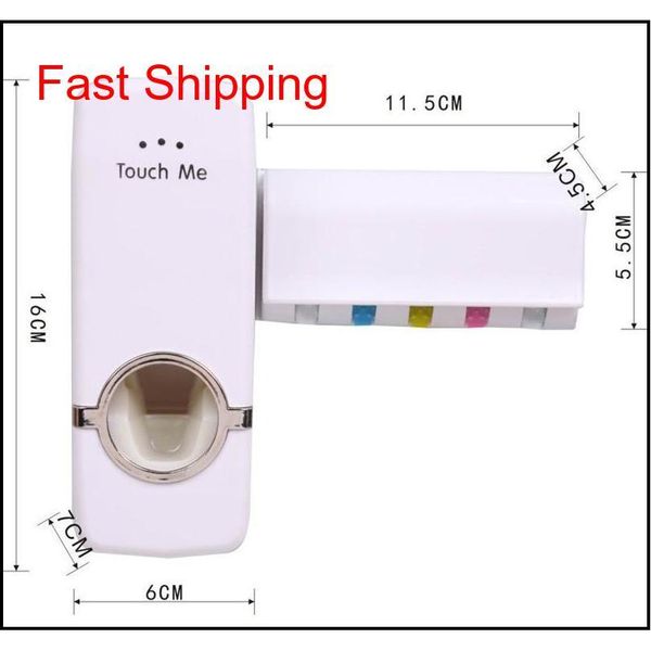 

1 piece toothbrush holder sets matic toothpaste dispenser , qylhxc dh_seller2010