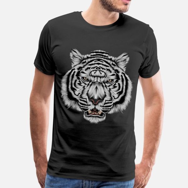 

tiger art design t рубашка юмор печати белый трексуит толстовка толстовки