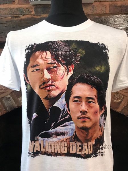 

custom made glenn from the walking dead t shirt steven yuen & women's all sizes men t shirt women tee sport hooded sweatshirt hoodie