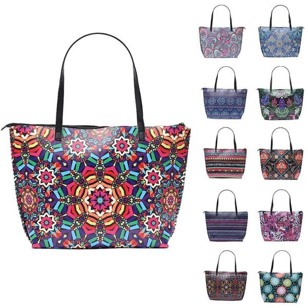 

hong kong style mummy bag handmade shopping bag casual tote ethnic style shoulder pu women handbag dropship y909